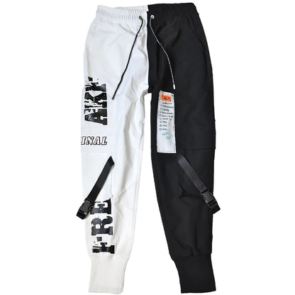 2025 Hip Hop Pants For Men Joggers Casual Streetwear Harem Pants Homme Male Trousers Ribbons Sweatpants