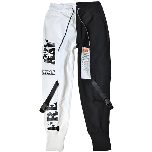 2025 Hip Hop Pants For Men Joggers Casual Streetwear Harem Pants Homme Male Trousers Ribbons Sweatpants