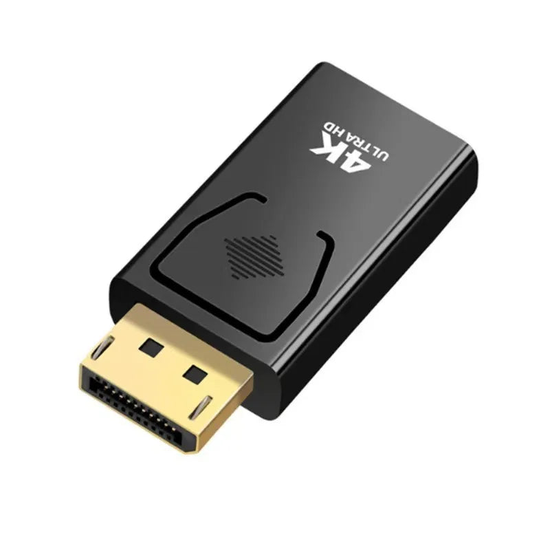 DP To HDMI Adapter DisplayPort To HDMI High-Definition Video Converter with 4K60Hz/4K30Hz/1080P Multi-Resolution forMost Devices