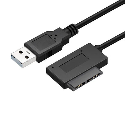 Sata to USB 3.0 7+6PIN 13Pin Adapter Converter Cable Quick Data Transfe For Laptop Optical Drive CD/DVD ROM Slimline Drive