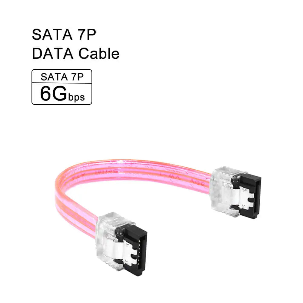 SATA 3.0 III 6Gb/s 10cm Hard Disk Drive Data Serial ATA Straight Cable 26AWG for HDD SSD Cord line 7pin sata cable 10 CM