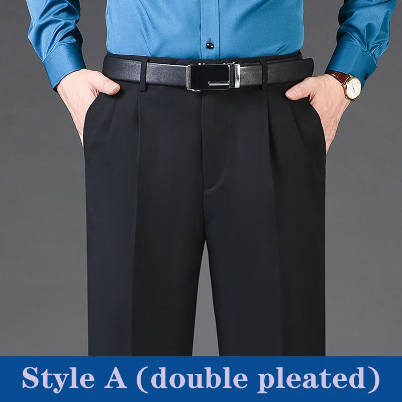 Men's Pants Clothing Officer Pantalones Hombre Oversized High Waist Trousers Spring Autumn Britches New Streetwear Casual Pants
