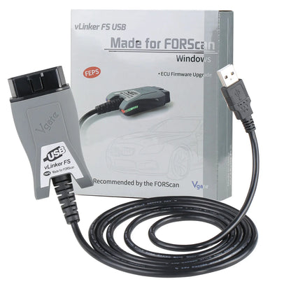 Vgate vLinker FS ELM327 For Ford FORScan HS/MS-CAN ELM327 OBD2 OBD2 Car Diagnostic Automotive Scanners OBDII For Mazda
