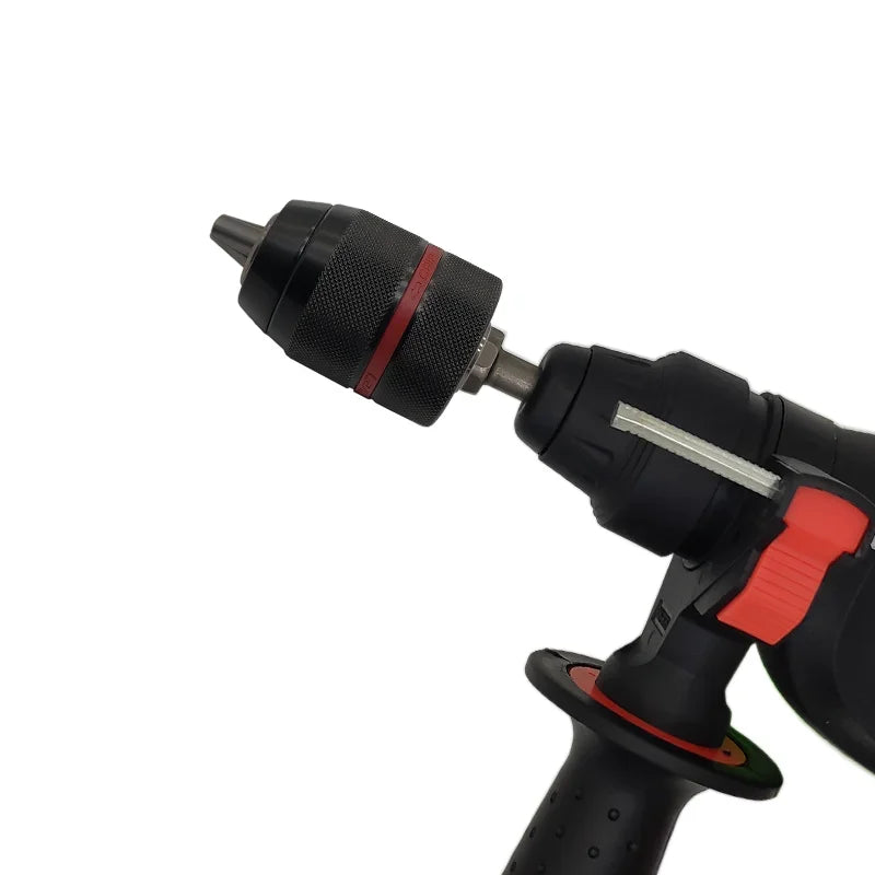1 Set(4Pcs) Metal Heavy Duty 1/2-20UNF 13mm Keyless Drill Chuck Hex Shank/SDS/Socket Square Female Adaptor Hardware Tool