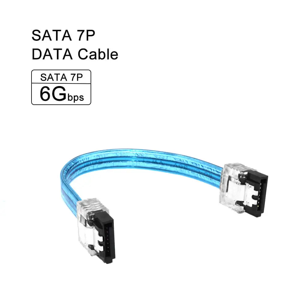 SATA 3.0 III 6Gb/s 10cm Hard Disk Drive Data Serial ATA Straight Cable 26AWG for HDD SSD Cord line 7pin sata cable 10 CM