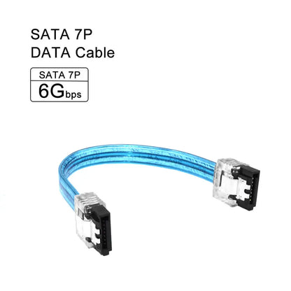 SATA 3.0 III 6Gb/s 10cm Hard Disk Drive Data Serial ATA Straight Cable 26AWG for HDD SSD Cord line 7pin sata cable 10 CM