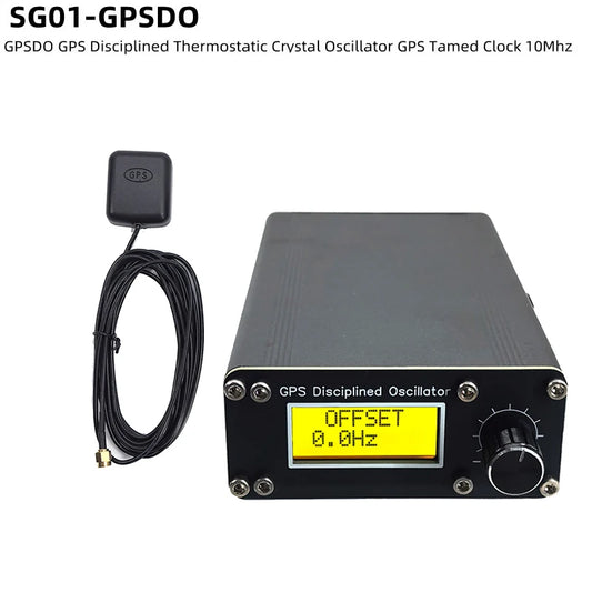 GPSDO GPS SG01-GPSDO Disciplined Thermostatic Crystal Oscillator 10Mhz Source Global Positioning System Disciplined Oscillator