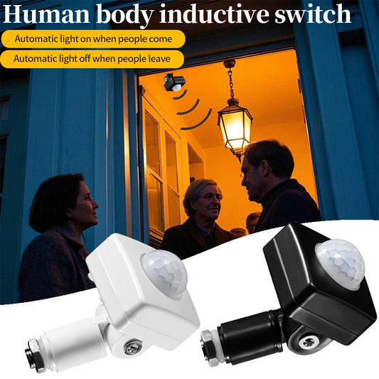 Motion Sensor 120° Replacement PIR Motion Detector for Home Adjustable Time & Detection Range for  Floodlight LED Blub Celling