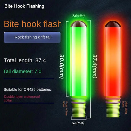 Sensor Color Change LED Fishing Smart Float Top Super Bright Electronic Floats Buoy Ultra Sensitive Night Fishing Float Top