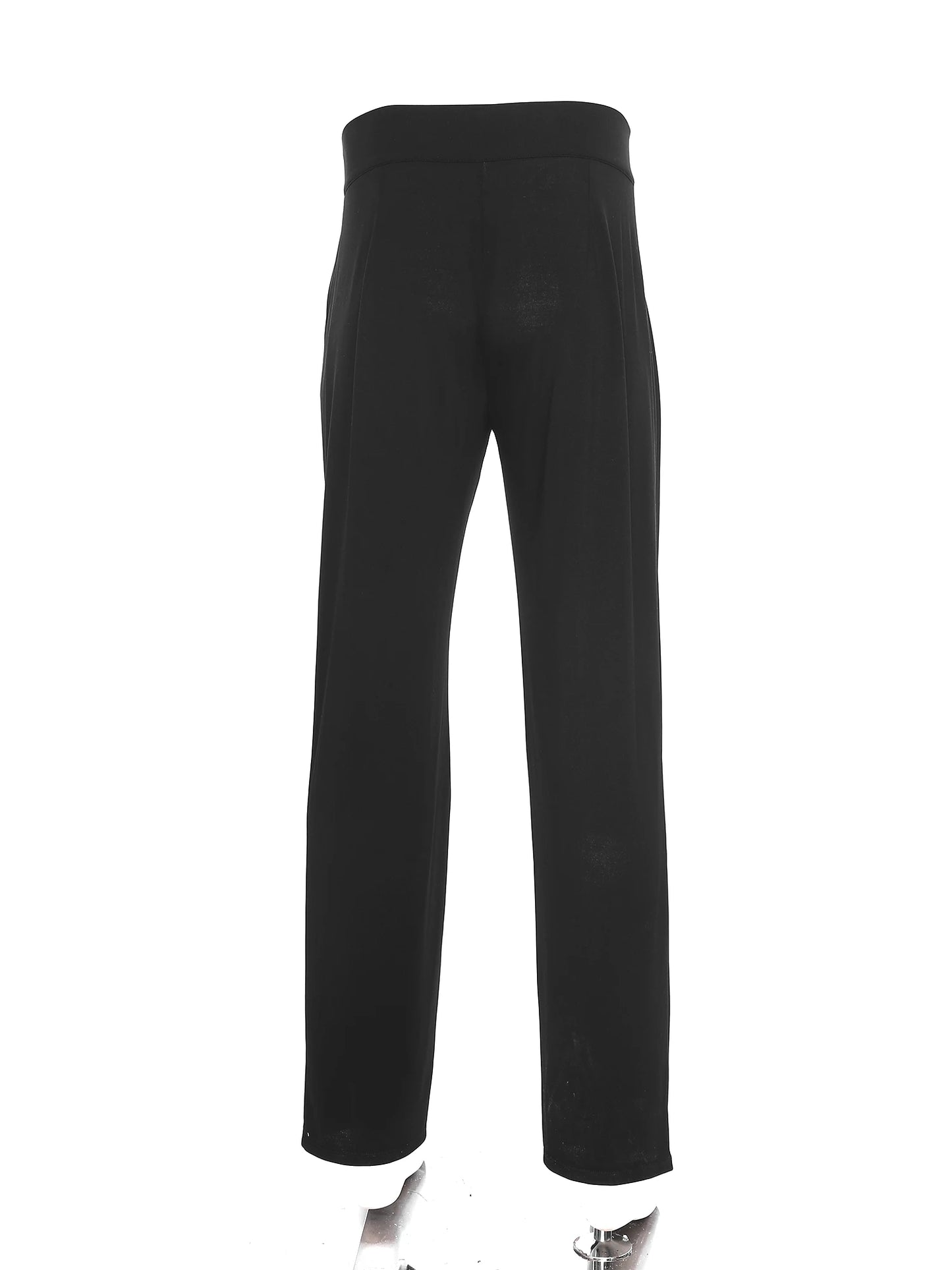 Latin Jazz Tango Rumba Dance Pants for Men Adults Cha-Cha Ballroom Dancing Competition Performance Costume High Waist Trousers