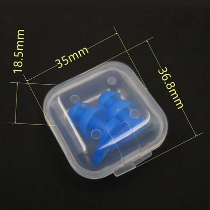 Durable Earplugs Classic Delicate Texture 1 Pair Waterproof Soft Earplugs Silicone Portable Ear Plugs Swimming Accessories