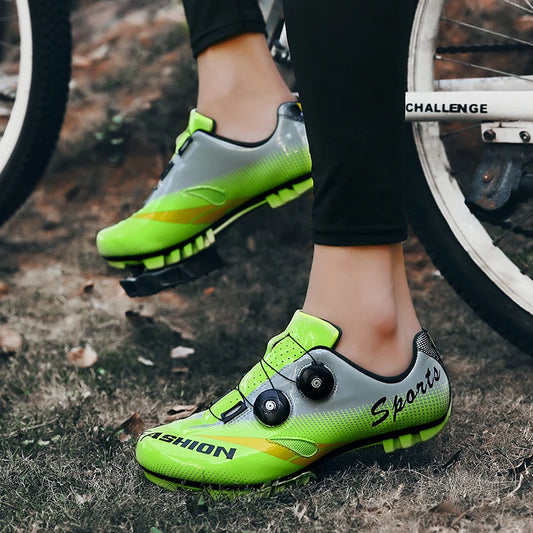 Cycling MTB Shoes with Cleats Men Route Cleat Road Bike Speed Sneaker Racing Women Bicycle Mountain Spd Biking Footwear