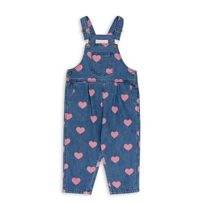 New Kids Girls Clothes  Cute Print Cherry Denim Jacket Coat Overalls Jeans Toddler Girls Denim Dress White Shirt Outfit Set