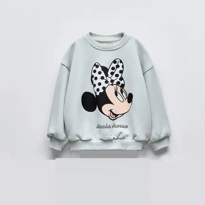 Fashion Children Costumes Lovely Cartoon Print Leisurewear Boys And Girls For 0-6 Years Breathable Loose Cotton Long Sleeves
