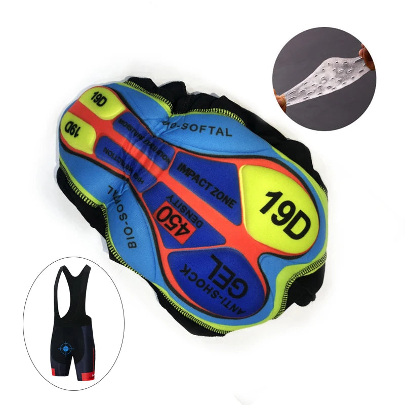 Men Cycling Clothing 2025 Short Sleeve Ropa Ciclismo Hombre Summer Breathable Cycling Set Triathlon Suit Bike Uniform 19D Gel