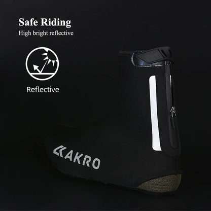 Winter Waterproof And Windproof Cycling Shoe Covers Full Bicycle Overshoes Cycling Equipment High Quality Bike Booties