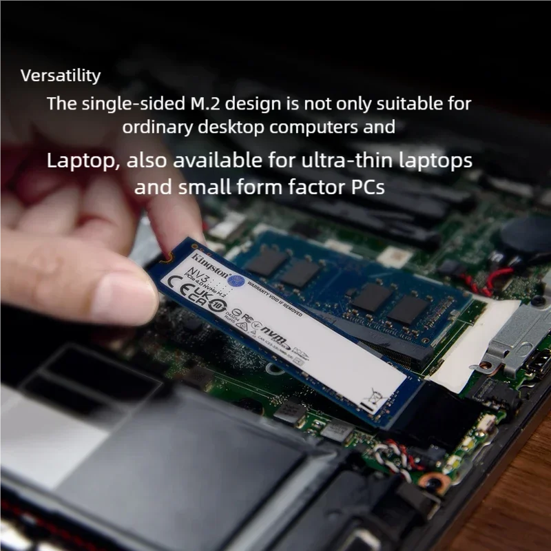Kingston 1TB SSD Solid State Drive M.2 (NVMe PCIe 4.0 × 4) NV3 Series Read Speed 6000MB/s