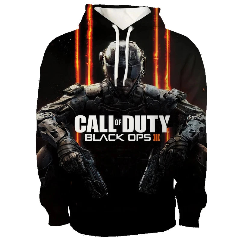 Pop Game Call of Duty Warzone 3D Printed Hoodie Men's and Women's Hooded Pullover Trendy Streetwear youth Sweatshirt Clothing