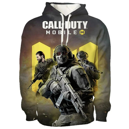 Pop Game Call of Duty Warzone 3D Printed Hoodie Men's and Women's Hooded Pullover Trendy Streetwear youth Sweatshirt Clothing