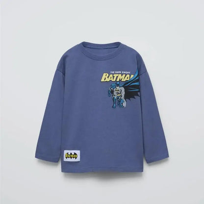 Trendy Clothes For 0-7Years Old Boys Child Long Sleeve Loose Casual Tshirt Toddler New Design Fashion Clothes Thin Simple Tees