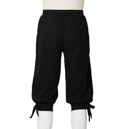 Pirate Pants Breeches for Men Medieval Renaissance Viking Cosplay Horseman Peasant Castaways Costume Bloomers Trousers