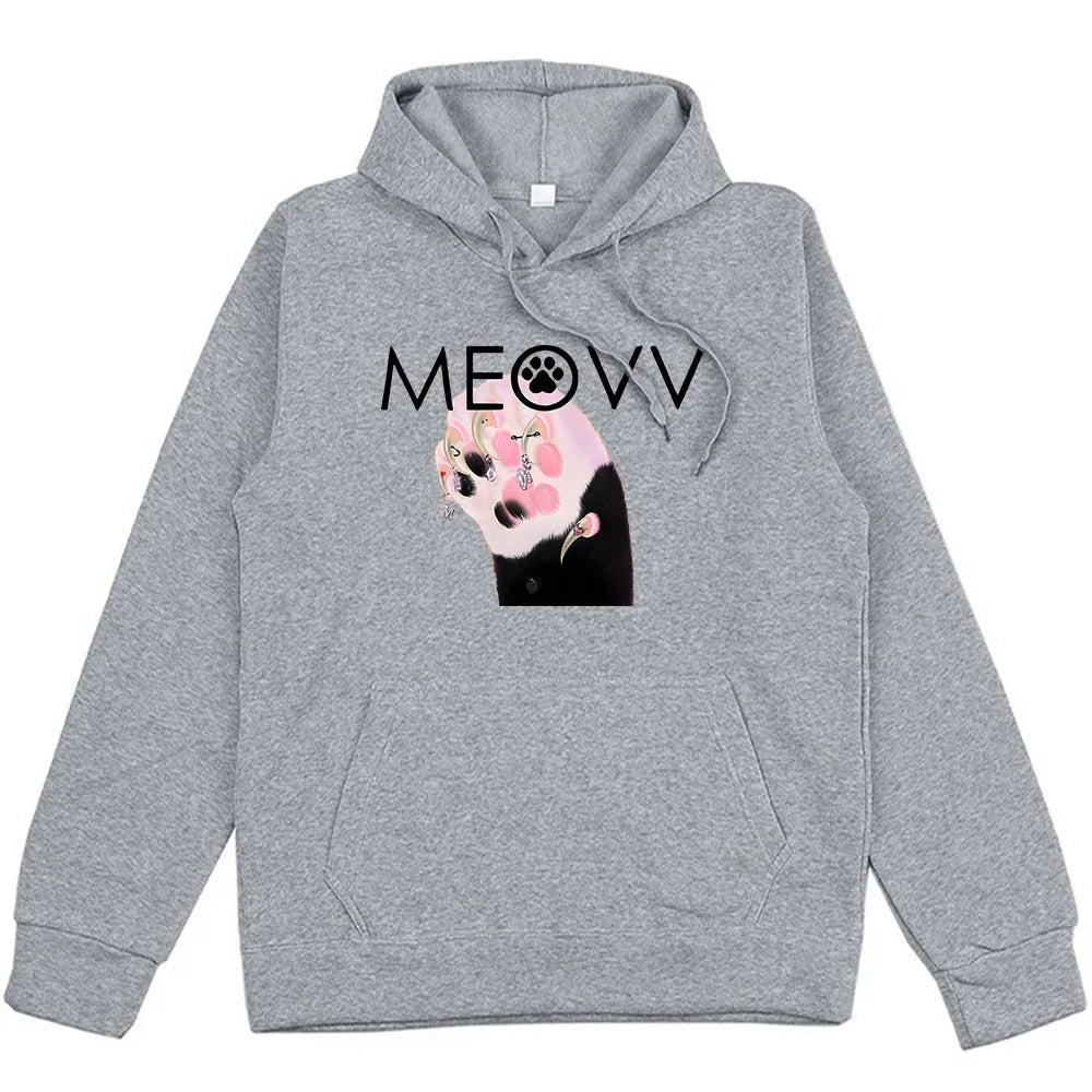 Men/Women Clothes Meovv Meow Kawaii Graphic Hoodies Casual Ropa Hombre Sudaderas Cute Cartoon Printing Pullovers with Hooded