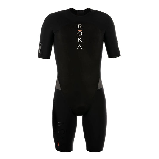 ROKA Triathlon Suit Men Short Sleeve Cycling Jersey Jumpsuit Triathlon Speedsuit Trisuit Ciclismo Hombre Ropa Running Clothing