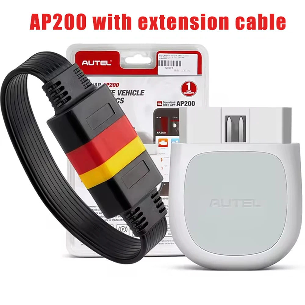 Autel AP200 OBD2 Scanner Professional Automotivo OBD 2 Code Reader Scanner Oil/EPB/BMS/SAS/TPMS/DPF Resets IMMO Scan Tool