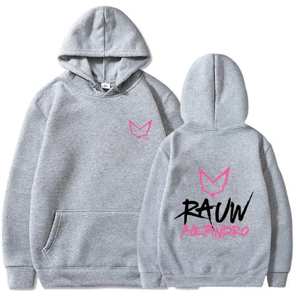 Men_Women Clothing Rapper Rauw Alejandro Saturno Hoodies Long Sleeve Casual Fleece Hooded Sweatshirt Sudadera Ropa Hombre Unisex