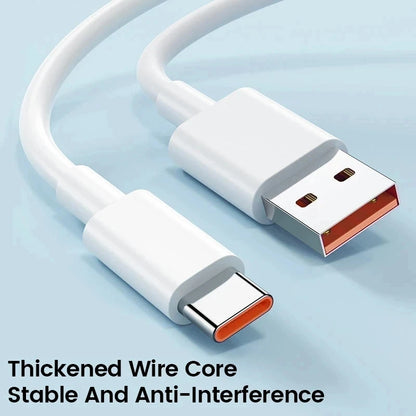 Fast Charger Cable for Xiaomi 11 12 Lite 13T Redmi Note 10 11T 12T 13 POCO X3 X4 F4 Quick Charging Type C USB Cable