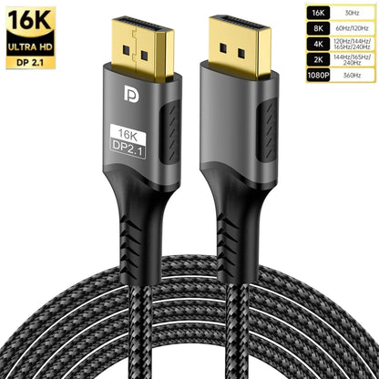 16K DP 2.1 8K@120Hz 4K@240Hz 80Gbps HDR Video Audio Displayport Cable Display Port  for Laptop TV Xbox Projector Gaming Monitor