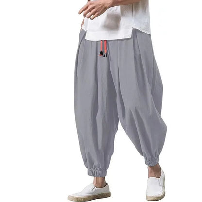 Men Harem Pants Male Casual Fashion Baggy Trousers Joggers Elasticated Trousers Sportswear Lantern Pants Pantalones Streetwear