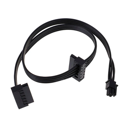 35/45/65cm Mini 4 Pin to One/Two/Three SATA Power Supply Cable For Main Board Interface SATA SSD HDD Cable Power Supply Cable