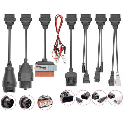 Hot Sale Full Set 8 PCS Car/Truck Cables For Tnesf Delphis Orpdc VdIJk Autocoms Pro WOW CDP Vd TCS Cdp Pro Plus Diagnostic Tools