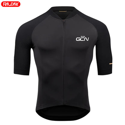 Raudax Gcn Men Short Sleeve Jersey Sets Ropa Ciclismo Hombre Summer Cycling Clothing Set Triathlon Bib Shorts Suit Bike Uniform