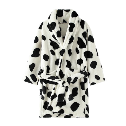 Kids Sleepwear Robe Autumn Winter Flannel Warm Bathrobe For Girls 4-16 Years Teenagers Children Pajamas For Boys Girl Pajamas