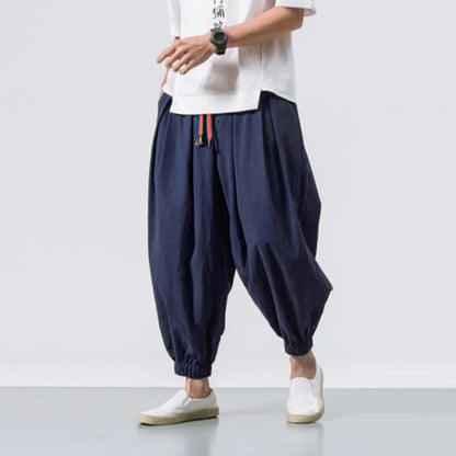 Men Harem Pants Male Casual Fashion Baggy Trousers Joggers Elasticated Trousers Sportswear Lantern Pants Pantalones Streetwear