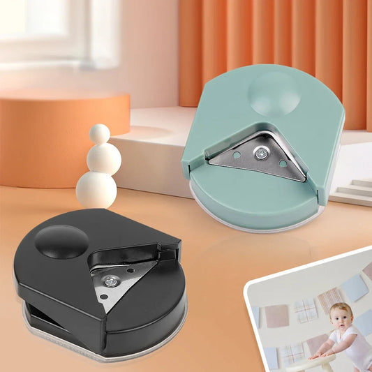 Journamm Corner Rounder R4 Corner Punch Portable Paper Trimmer Cutter for Card Photo Cutting Junk Journal DIY Scrapbooking Tools