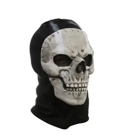 Unisex Horror Skull Mask Ghost Call of Duty Latex Headgear Helmet Cosplay Perform Party Masquerade Prop Halloween