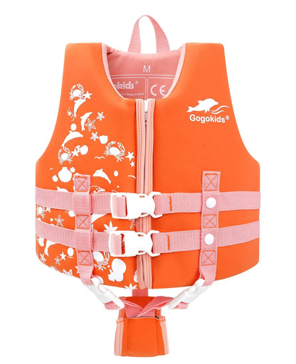 Gogokids Kids Swim Vest Float Jacket Boys' and Girls' Floaties Swimsuit Buoyancy Swimwear