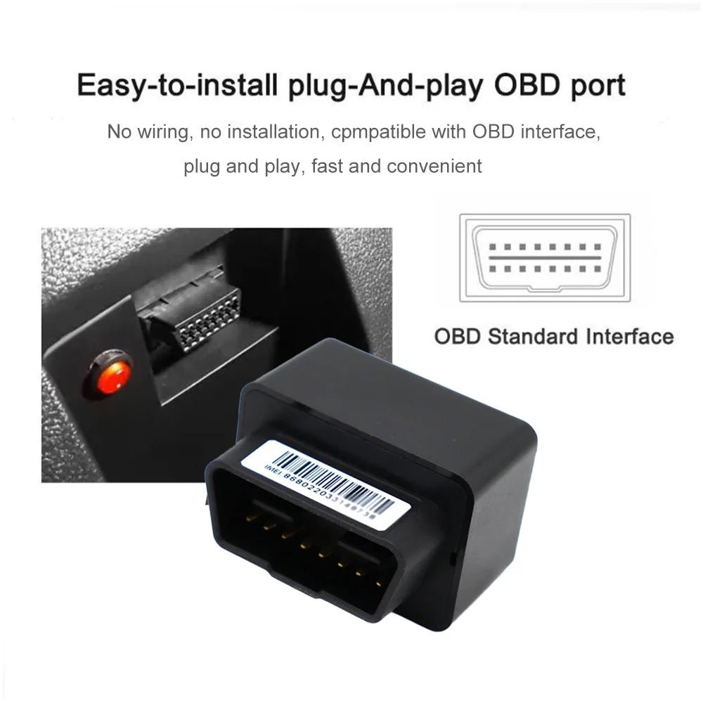 Car GPS Tracker, Accurate Location, 4G, Global OBD, Check, Free Installation, English, English