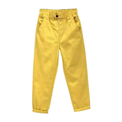Women Fashion With Pockets Satin Cargo Pants Vintage High Waist Harem Fly Female Trousers Mujer