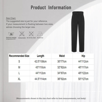 Latin Jazz Tango Rumba Dance Pants for Men Adults Cha-Cha Ballroom Dancing Competition Performance Costume High Waist Trousers