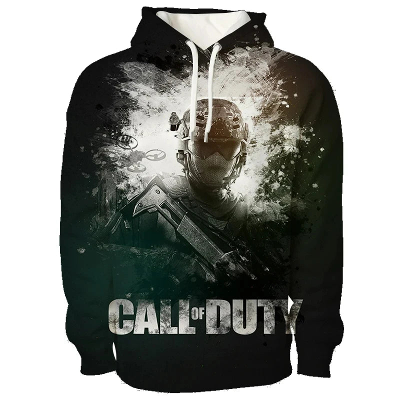 Pop Game Call of Duty Warzone 3D Printed Hoodie Men's and Women's Hooded Pullover Trendy Streetwear youth Sweatshirt Clothing
