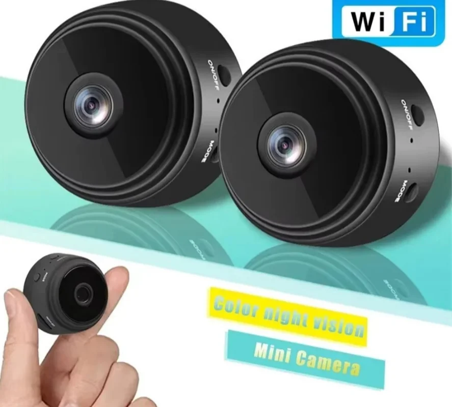 Câmera de Vigilância Segurança Sem Fio, Monitor Inteligente, Filmadora Sensor, Vídeo Web, Segurança Doméstica, WiFi, A9, HD