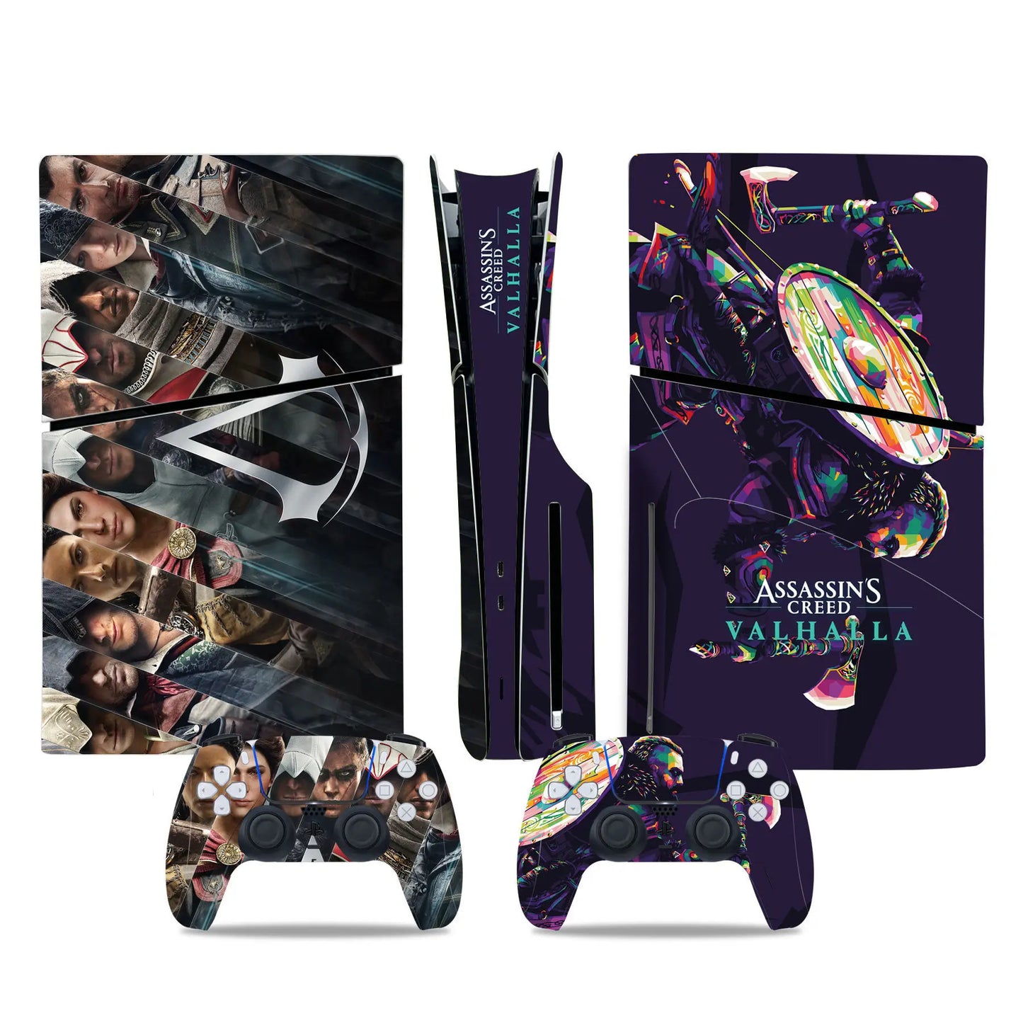 For PS5 Slim: Call of Duty Modern Warfare PVC Skin Sticker for Console & Controller Air-release Vinyl, Disc & Digital Edition