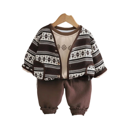 Children'S Clothing Suit Autumn Winter Kids Casual Long Sleeve Set Comfortable Daily Wear Outfits Casual Children Clothes Sets