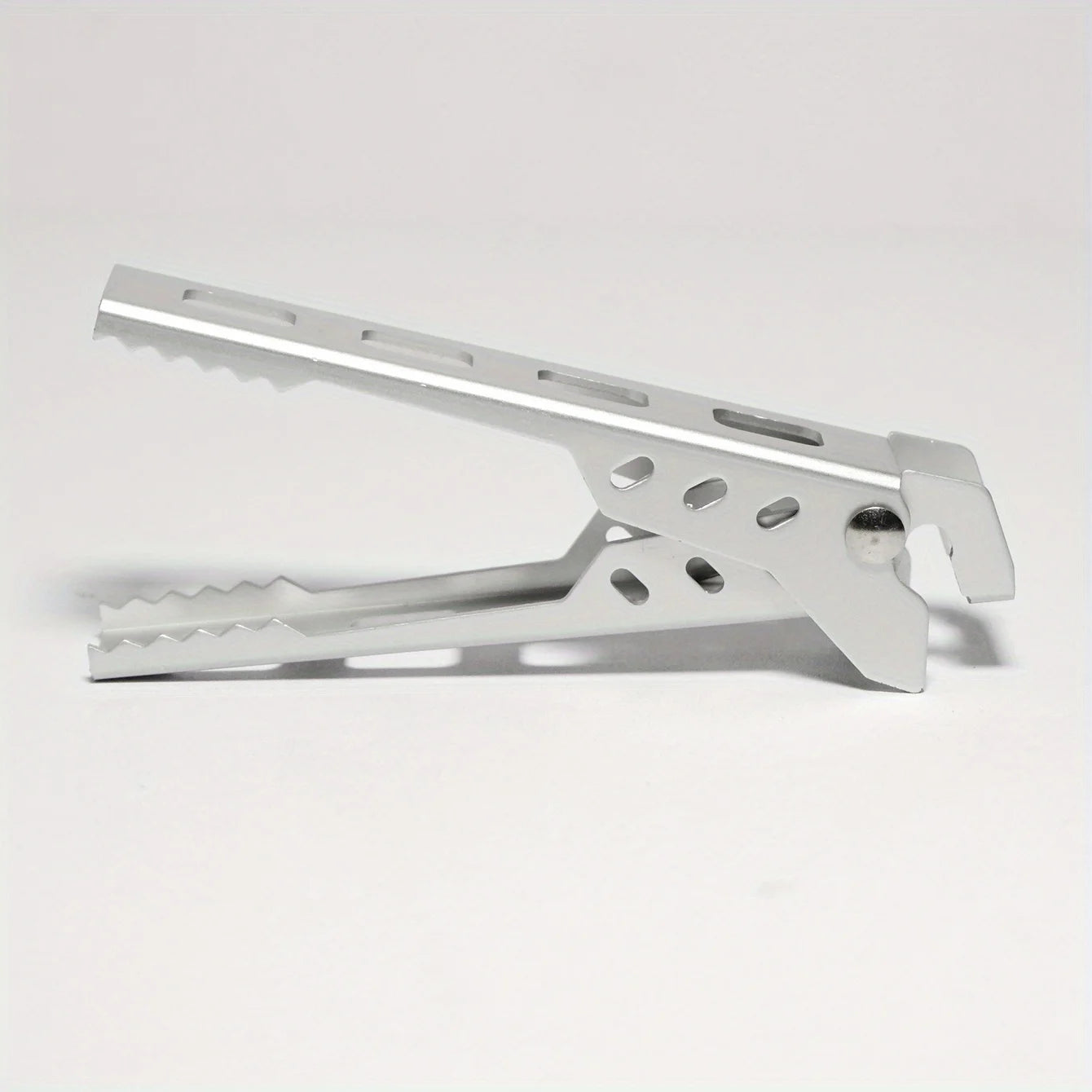 1pc Aluminum Alloy Anti-Scalding Pot Clip - Perfect for Camping, Barbecue, Kitchen, and Picnic Tableware!