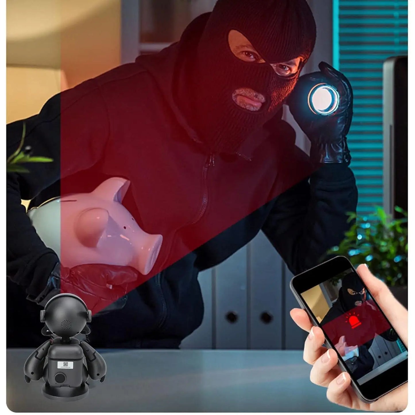 Home Security Camera |1080P Indoor Camera,Baby Monitor, with Motion Detection,IR Night Vision,2 Way Voice,APP Control, Pan Tilt