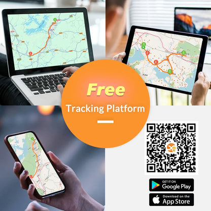 GPS Tracker Vehicle GPS Tracking Device for Car Motorcycle Mini GPS GSM ACC Alerts with Free Tracking APP Web with Relay SOS Mic